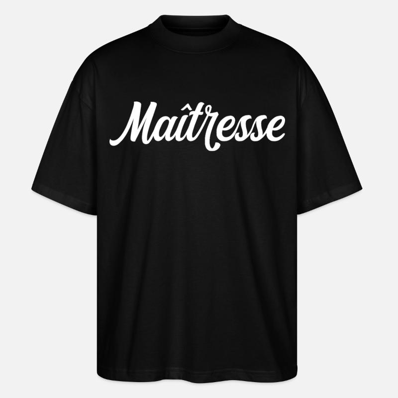 Geliebte - Stanley/Stella Oversized Unisex Bio T-Shirt Blaster 2.0 - Schwarz