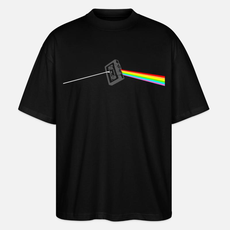 Cassette - T-shirt bio Blaster 2.0 coupe oversize Stanley/Stella Unisexe - noir