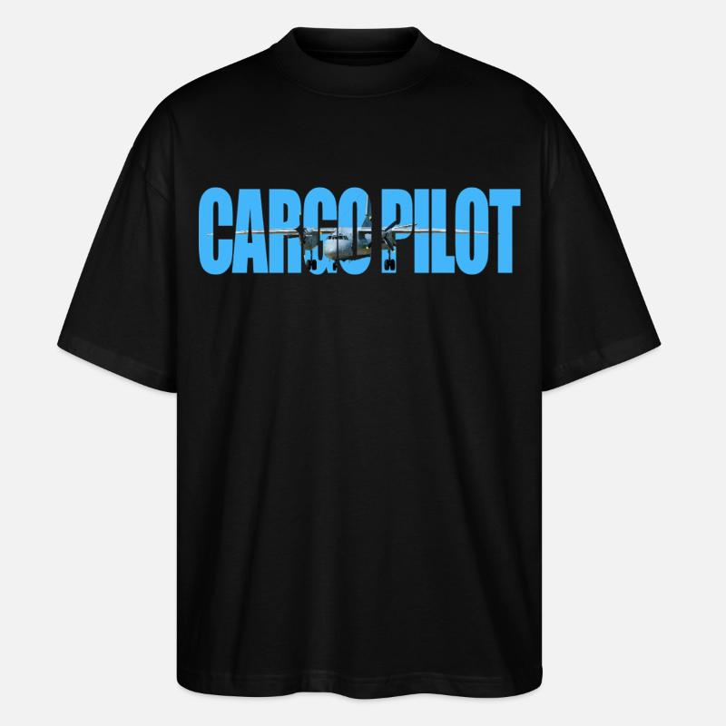 Cargo pilot An-26 - Stanley/Stella Oversized Unisex Bio T-Shirt Blaster 2.0 - Schwarz