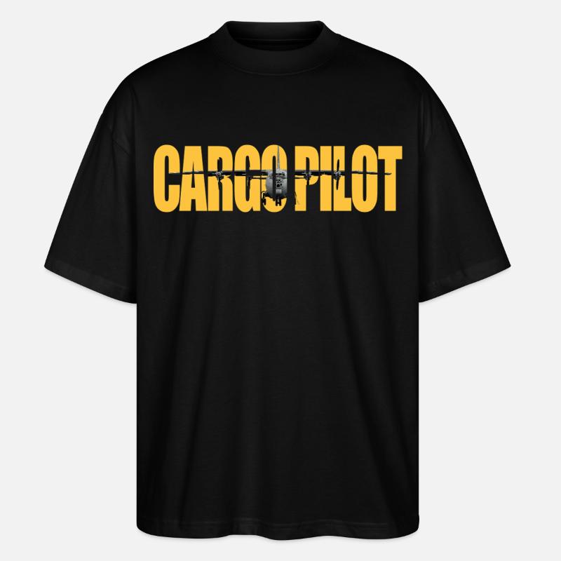 Cargo pilot An-12 - Stanley/Stella Oversized Unisex Bio T-Shirt Blaster 2.0 - Schwarz