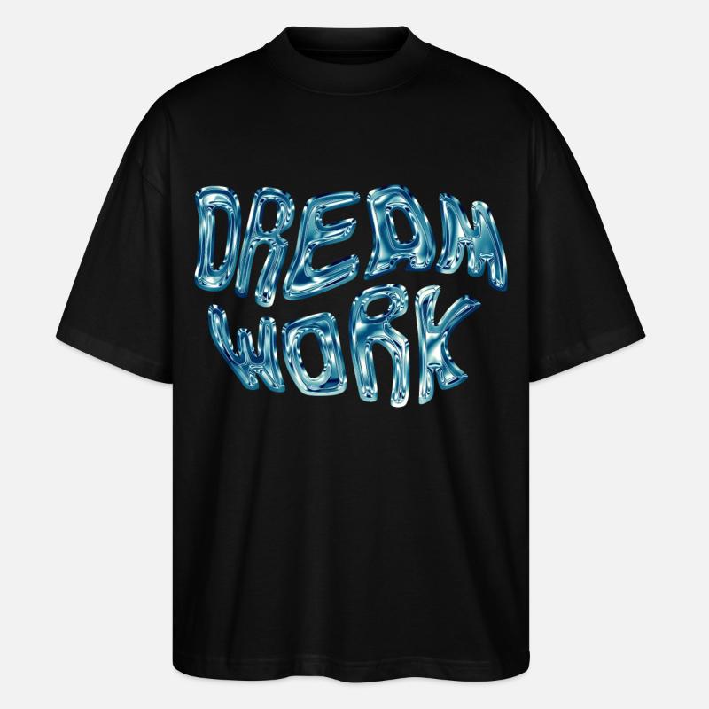 Bulle chromée Dreamwork - T-shirt bio Blaster 2.0 coupe oversize Stanley/Stella Unisexe - noir