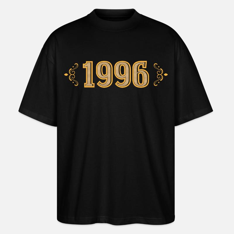 Legende seit 1996 Retro 1996 - Stanley/Stella Oversized Unisex Bio T-Shirt Blaster 2.0 - Schwarz