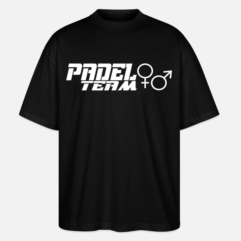 L’équipe de padel - T-shirt bio Blaster 2.0 coupe oversize Stanley/Stella Unisexe - noir