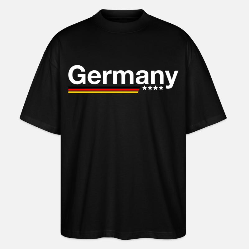 Germany - Stanley/Stella Oversized Unisex Bio T-Shirt Blaster 2.0 - Schwarz