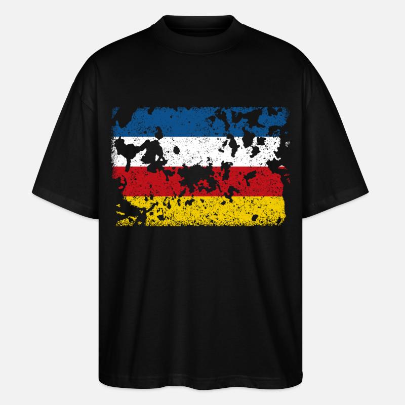 Dokkum - Stanley/Stella Oversized Unisex Bio T-Shirt Blaster 2.0 - Schwarz