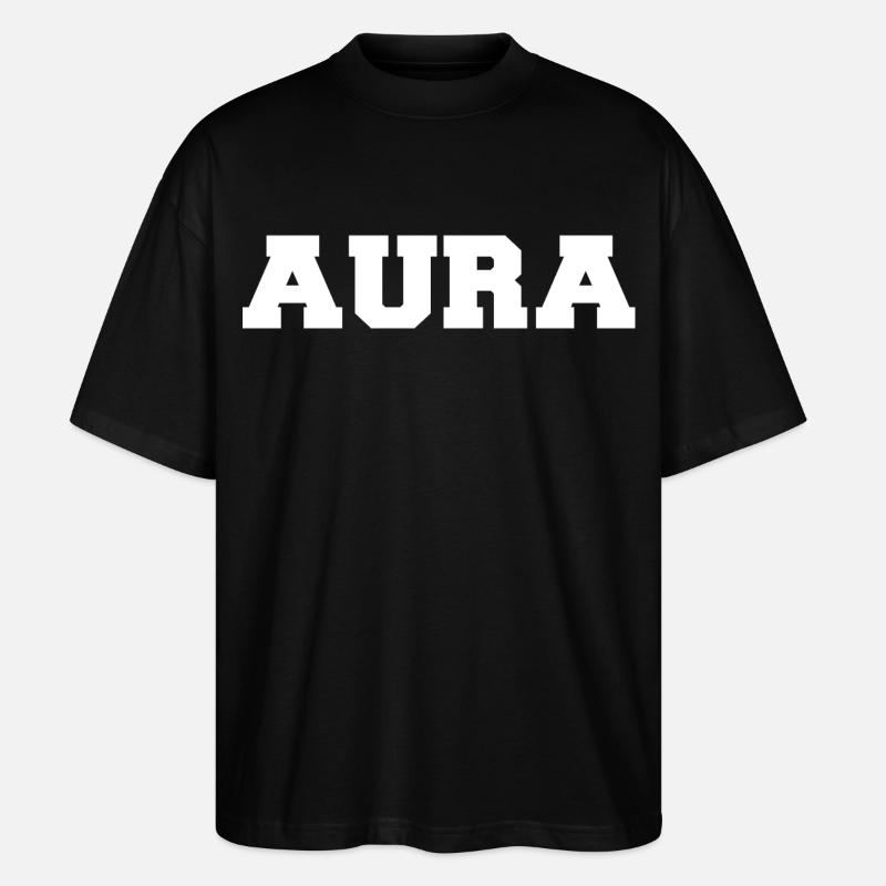 Aura - Stanley/Stella Oversized Unisex Bio T-Shirt Blaster 2.0 - Schwarz