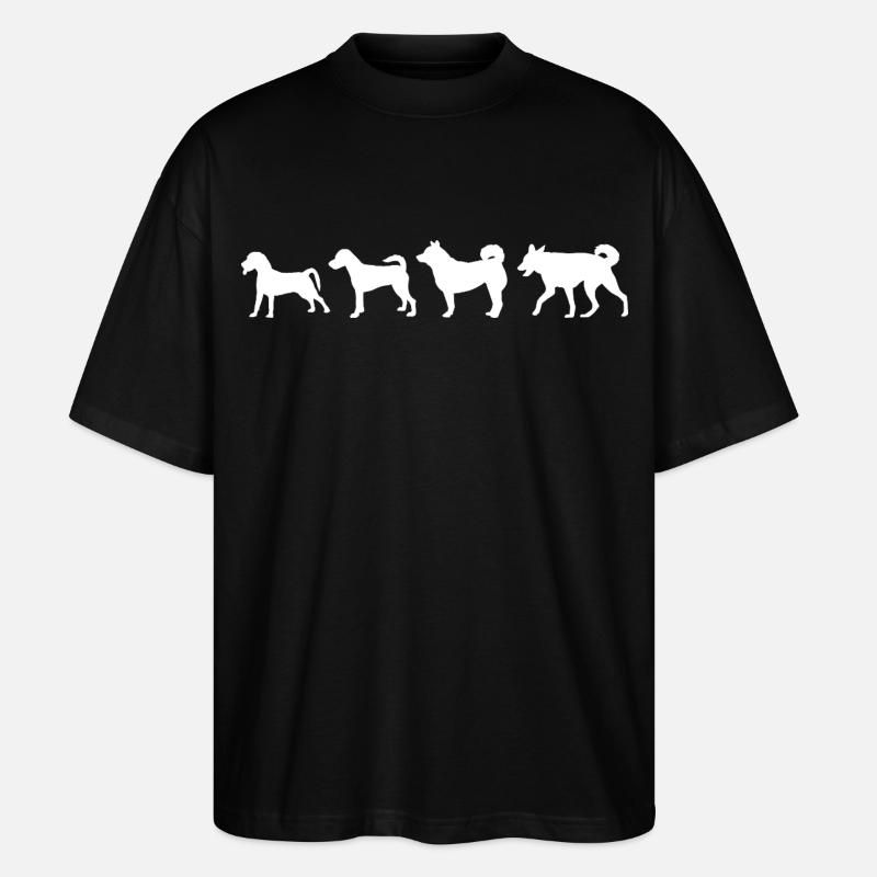 Hund Evolution - Stanley/Stella Oversized Unisex Bio T-Shirt Blaster 2.0 - Schwarz