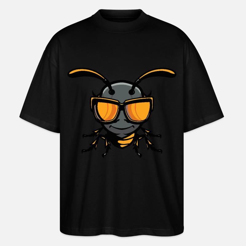 Ameise Cool Comic - Stanley/Stella Oversized Unisex Bio T-Shirt Blaster 2.0 - Schwarz