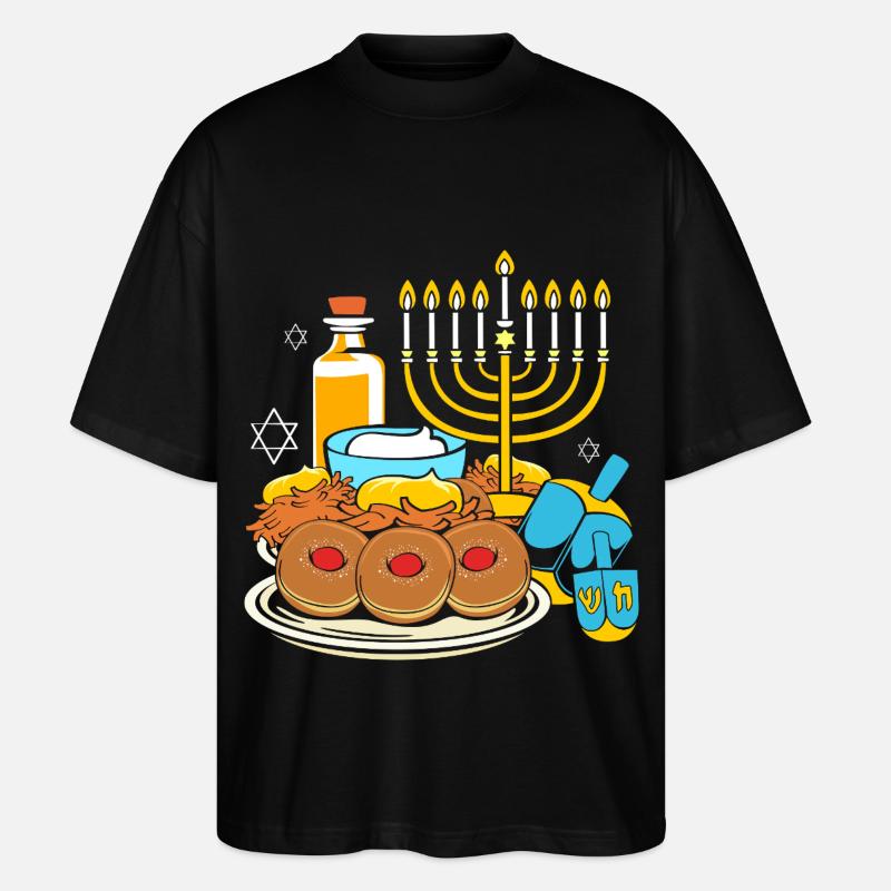 Hanoukka Hanoukka Hanoukka - T-shirt bio Blaster 2.0 coupe oversize Stanley/Stella Unisexe - noir