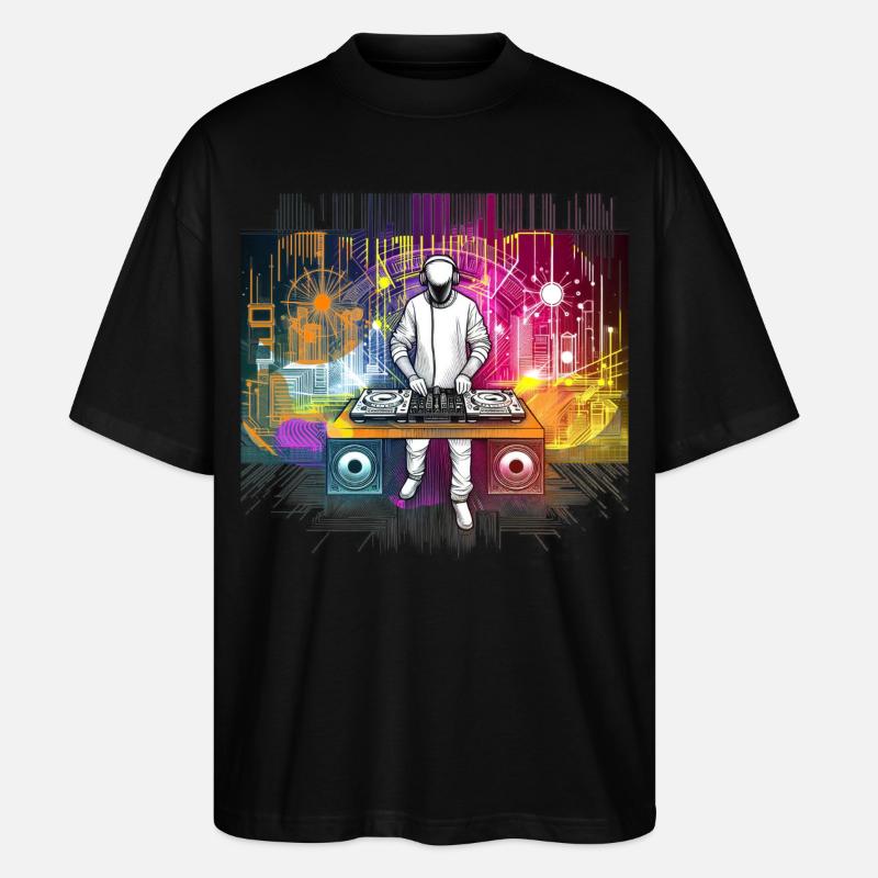 DJ - Stanley/Stella Oversized Unisex Bio T-Shirt Blaster 2.0 - Schwarz