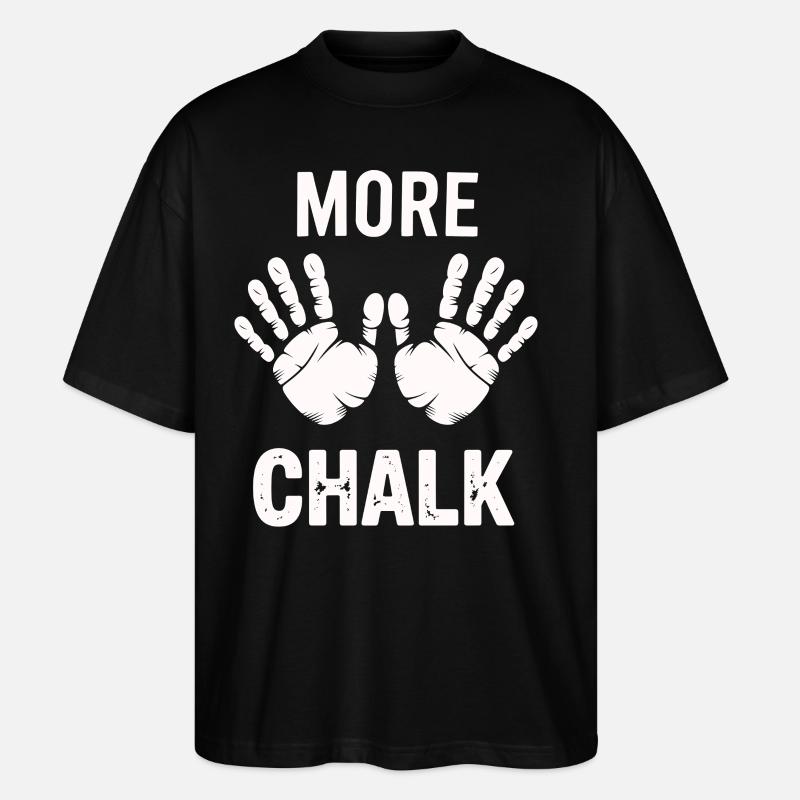 More Chalk - Stanley/Stella Oversized Unisex Organic T-shirt Blaster 2.0 - black
