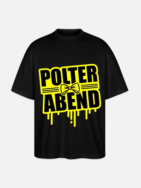 Polterabend Junggesellenabschied - Stanley/Stella Oversized Unisex Bio T-Shirt Blaster 2.0 - Schwarz