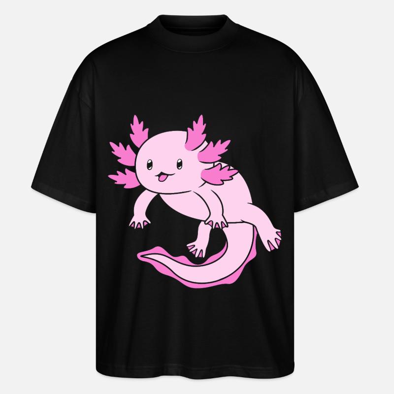 Axolotl - T-shirt bio Blaster 2.0 coupe oversize Stanley/Stella Unisexe - noir