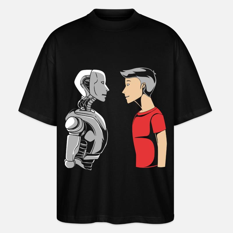 GPT Artificial Intelligence - Stanley/Stella Oversized Unisex Organic T-shirt Blaster 2.0 - black