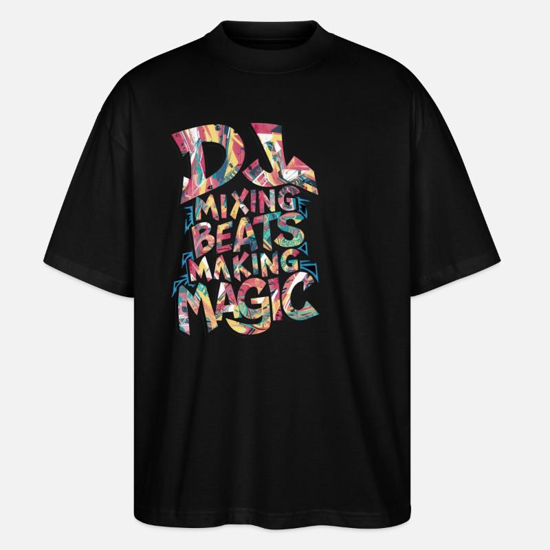 DJ mixage Beats Making Magic - T-shirt bio Blaster 2.0 coupe oversize Stanley/Stella Unisexe - noir
