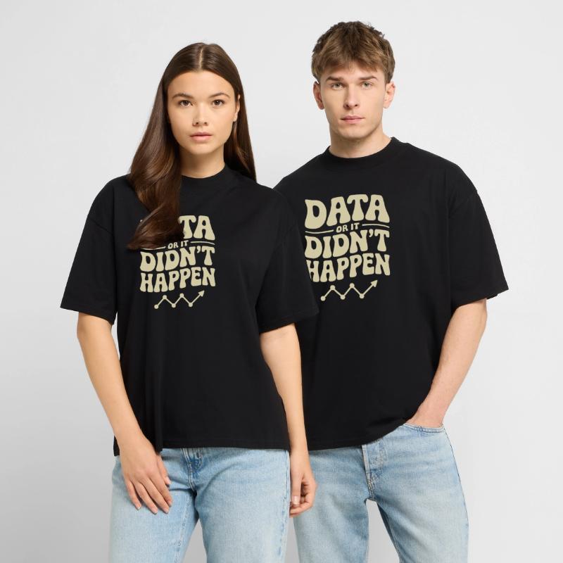 Data Analyst Data Scientist Data T-shirt bio Blaster 2.0 coupe oversize Stanley/Stella Unisexe