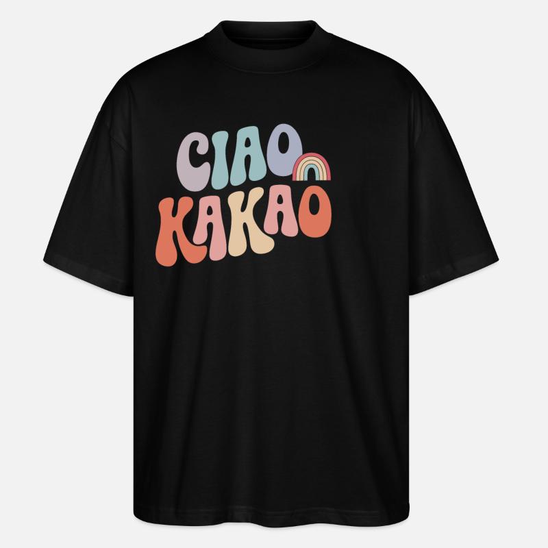 Ciao Kakao - Stanley/Stella Oversized Unisex Bio T-Shirt Blaster 2.0 - Schwarz
