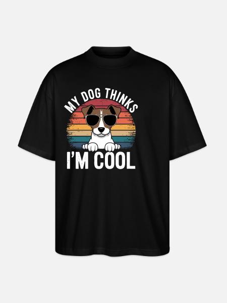Jack Russell Terrier Owner - Stanley/Stella Oversized Unisex Organic T-shirt Blaster 2.0 - black