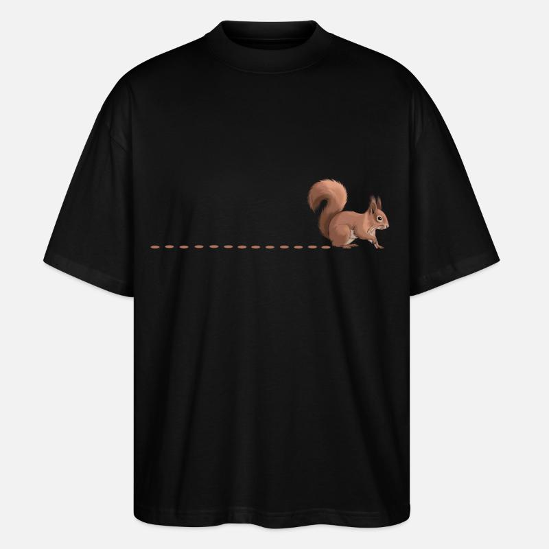 Pistes d’écureuil Pistes d’écureuil - T-shirt bio Blaster 2.0 coupe oversize Stanley/Stella Unisexe - noir