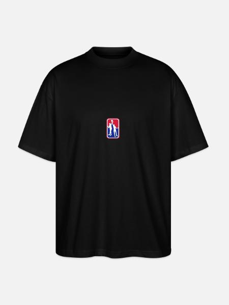 basketball_3_g1 - Stanley/Stella Oversized Unisex Bio T-Shirt Blaster 2.0 - Schwarz