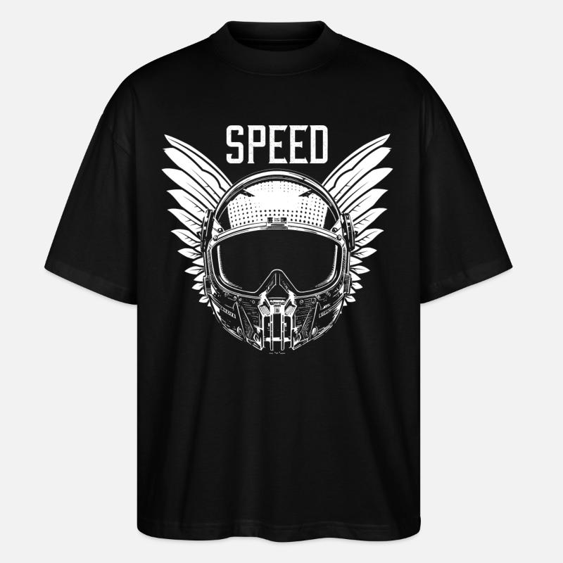 Speed - Stanley/Stella Oversized Unisex Bio T-Shirt Blaster 2.0 - Schwarz