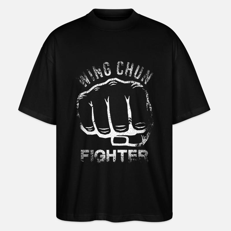 Combattant de Wing Chun - T-shirt bio Blaster 2.0 coupe oversize Stanley/Stella Unisexe - noir