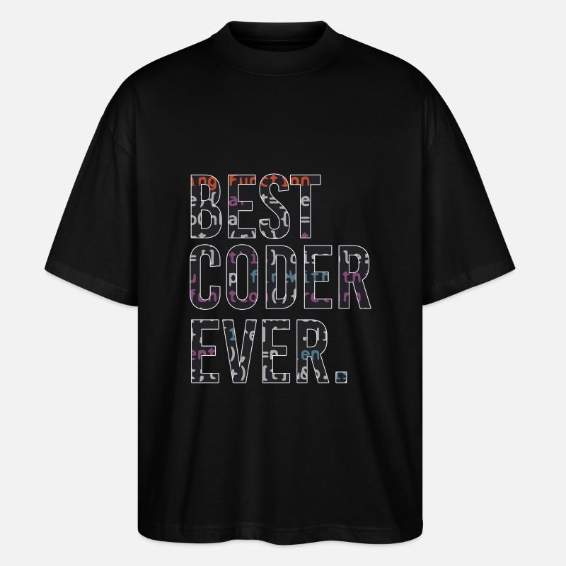 Best programmer code coder - Stanley/Stella Oversized Unisex Organic T-shirt Blaster 2.0 - black