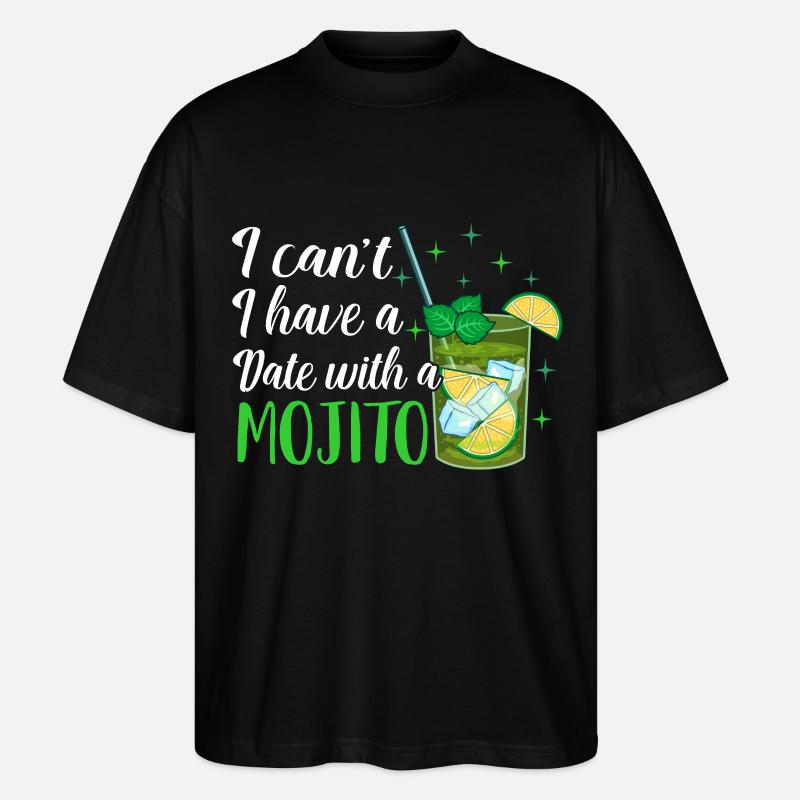 Mojito - T-shirt bio Blaster 2.0 coupe oversize Stanley/Stella Unisexe - noir