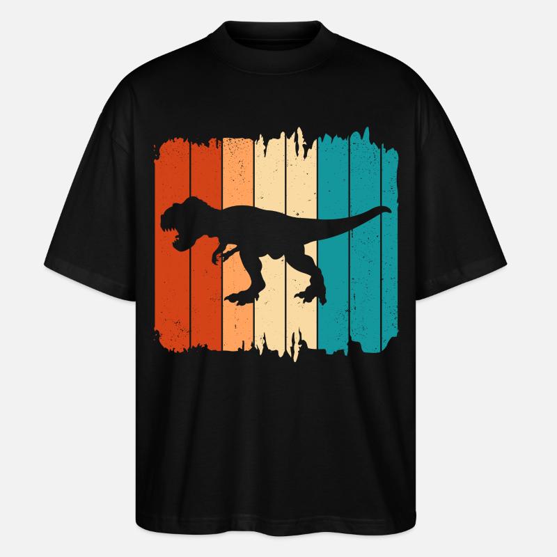 T-Rex - Stanley/Stella Oversized Unisex Bio T-Shirt Blaster 2.0 - Schwarz