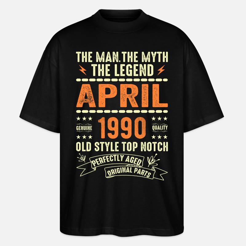 Avril 1990, AVRIL 1990 - T-shirt bio Blaster 2.0 coupe oversize Stanley/Stella Unisexe - noir