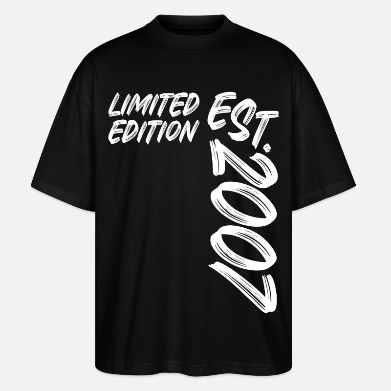 Édition limitée Est. 2007 - T-shirt bio Blaster 2.0 coupe oversize Stanley/Stella Unisexe - noir