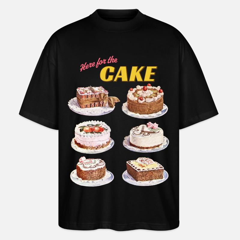 Kuchenkollektion mit Retro-Vibes - Stanley/Stella Oversized Unisex Bio T-Shirt Blaster 2.0 - Schwarz