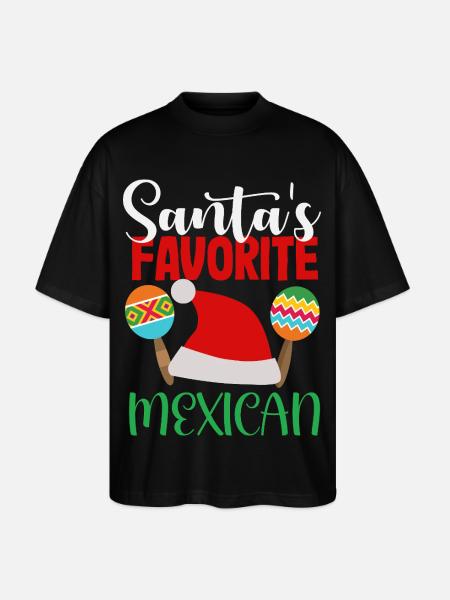Mexico Pride & Home Mexican Mexico Flag - Stanley/Stella Oversized Unisex Organic T-shirt Blaster 2.0 - black