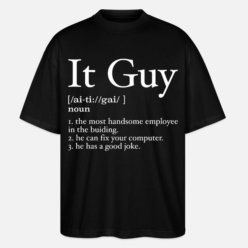 It guy definition - T-shirt bio Blaster 2.0 coupe oversize Stanley/Stella Unisexe - noir