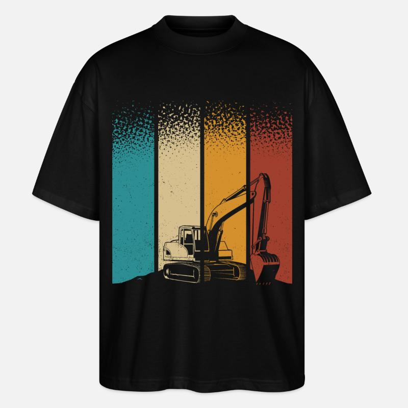 Bagger - Stanley/Stella Oversized Unisex Bio T-Shirt Blaster 2.0 - Schwarz