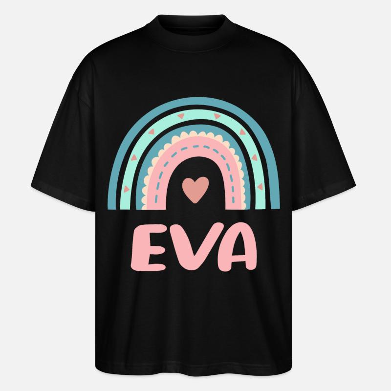 Eva Nom Rainbow Baby - T-shirt bio Blaster 2.0 coupe oversize Stanley/Stella Unisexe - noir