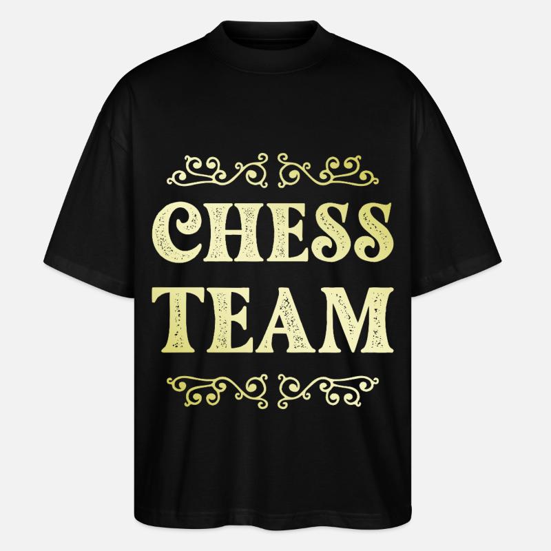 Chess Team - Stanley/Stella Oversized Unisex Bio T-Shirt Blaster 2.0 - Schwarz
