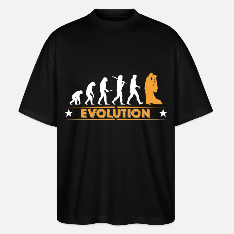 Mariage - evolution - T-shirt bio Blaster 2.0 coupe oversize Stanley/Stella Unisexe - noir