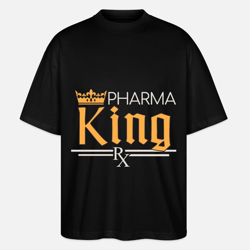 Pharmacie | Roi de l’industrie pharmaceutique - T-shirt bio Blaster 2.0 coupe oversize Stanley/Stella Unisexe - noir