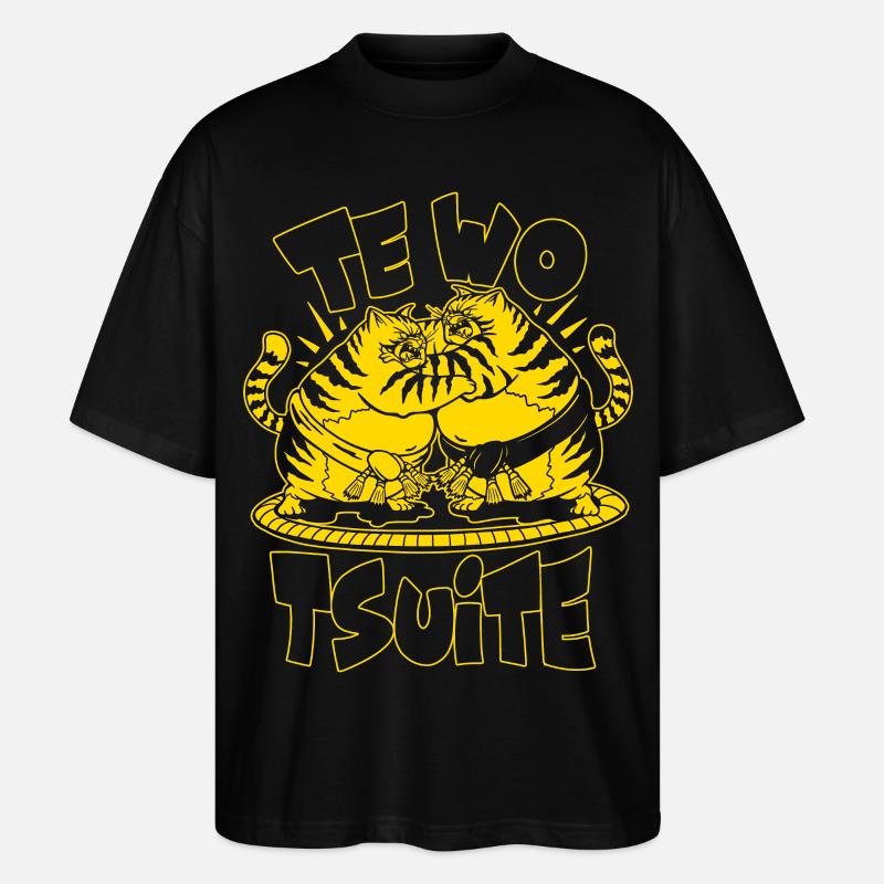 TE WO TSUITE - T-shirt bio Blaster 2.0 coupe oversize Stanley/Stella Unisexe - noir