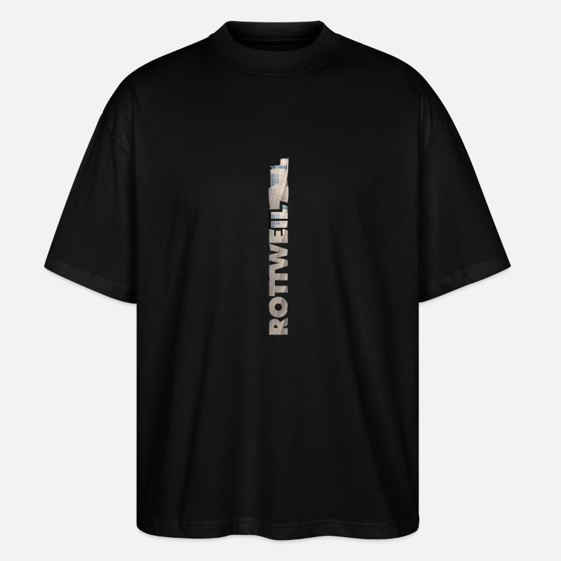 ROTTWEIL TURM - Stanley/Stella Oversized Unisex Bio T-Shirt Blaster 2.0 - Schwarz