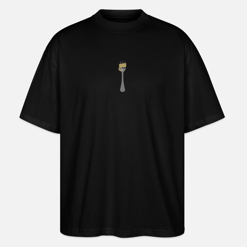6061912 119166584 spaghetti - Stanley/Stella Oversized Unisex Bio T-Shirt Blaster 2.0 - Schwarz