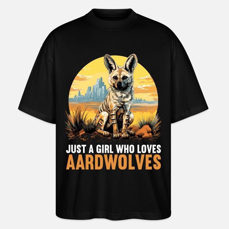 Erdwölfe Erdwolf - Stanley/Stella Oversized Unisex Bio T-Shirt Blaster 2.0 - Schwarz
