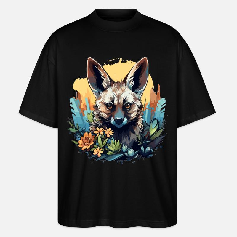 Aardwolves Aardwolf - Stanley/Stella Oversized Unisex Organic T-shirt Blaster 2.0 - black