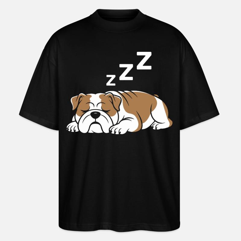 Bouledogue - T-shirt bio Blaster 2.0 coupe oversize Stanley/Stella Unisexe - noir