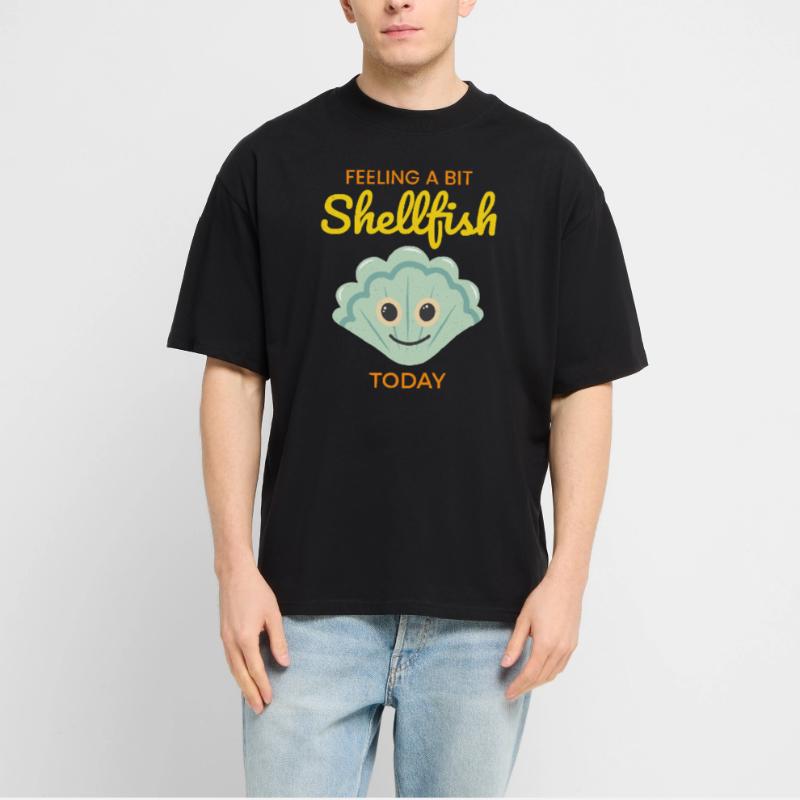 Scallop Seashells Collector Beachcomber Shellfish Stanley/Stella Oversized Unisex Organic T-shirt Blaster 2.0