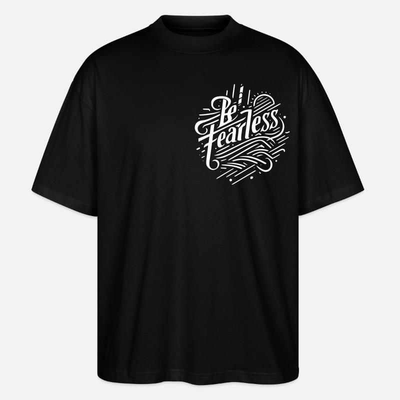 N’ayez peur de rien15 - T-shirt bio Blaster 2.0 coupe oversize Stanley/Stella Unisexe - noir