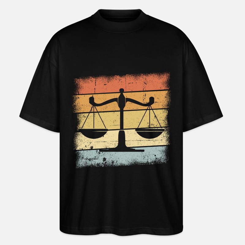 Rechtsanwalt Geschenk - Stanley/Stella Oversized Unisex Bio T-Shirt Blaster 2.0 - Schwarz