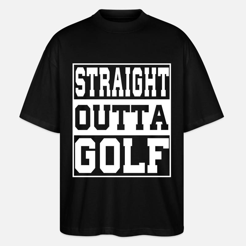 Le golf dit drôle - T-shirt bio Blaster 2.0 coupe oversize Stanley/Stella Unisexe - noir