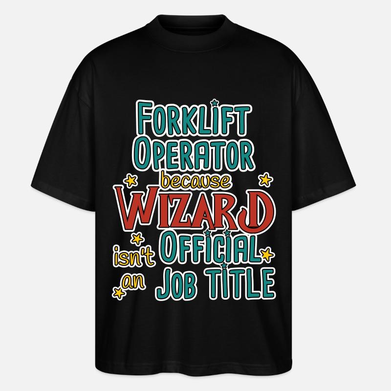 Assistant de cariste - T-shirt bio Blaster 2.0 coupe oversize Stanley/Stella Unisexe - noir